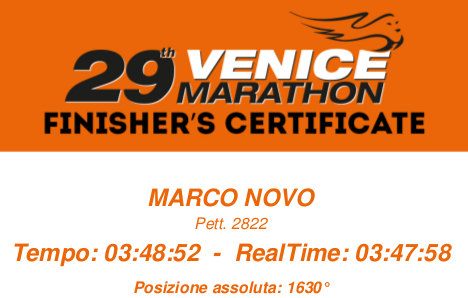 venezia maratona